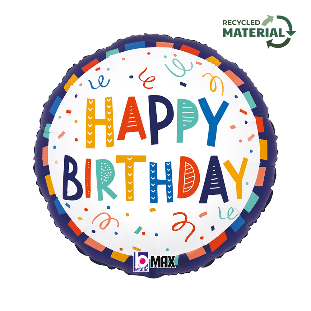 18" a round Festive Birthday NEW
Size
18" / 35x35 cm