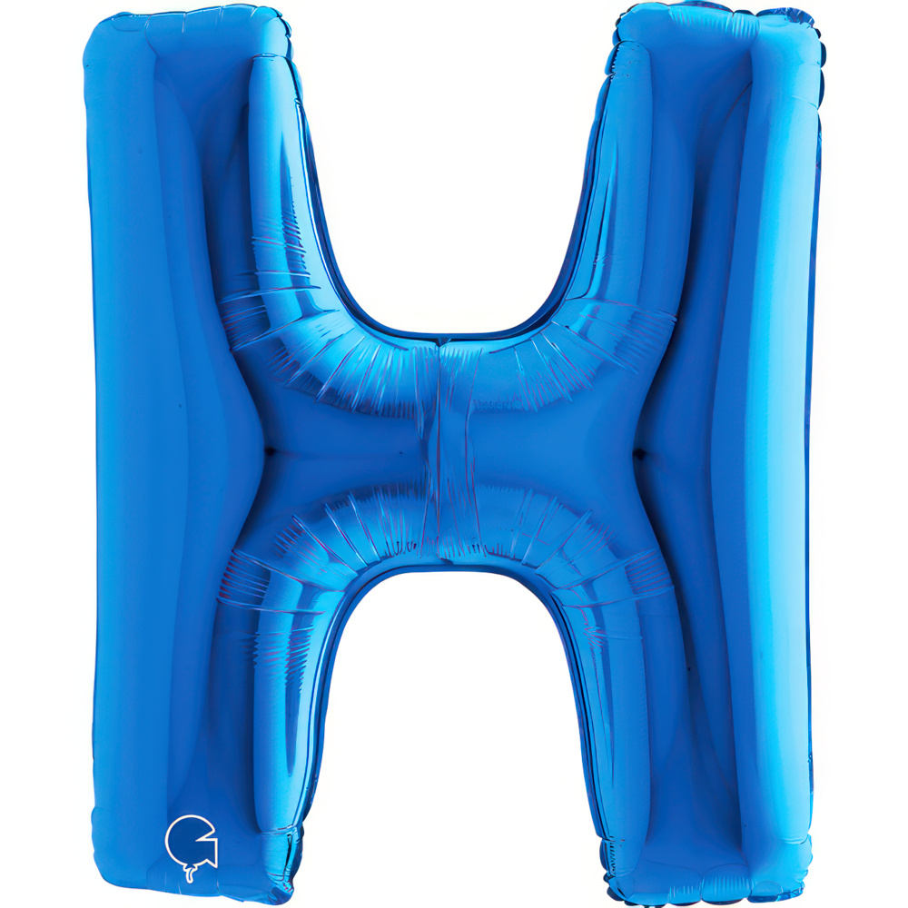 Letter H Blue Single Pack 40"