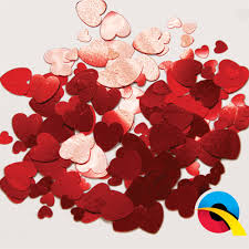 CONFETTI  RED HEARTS CONF SINGOLA