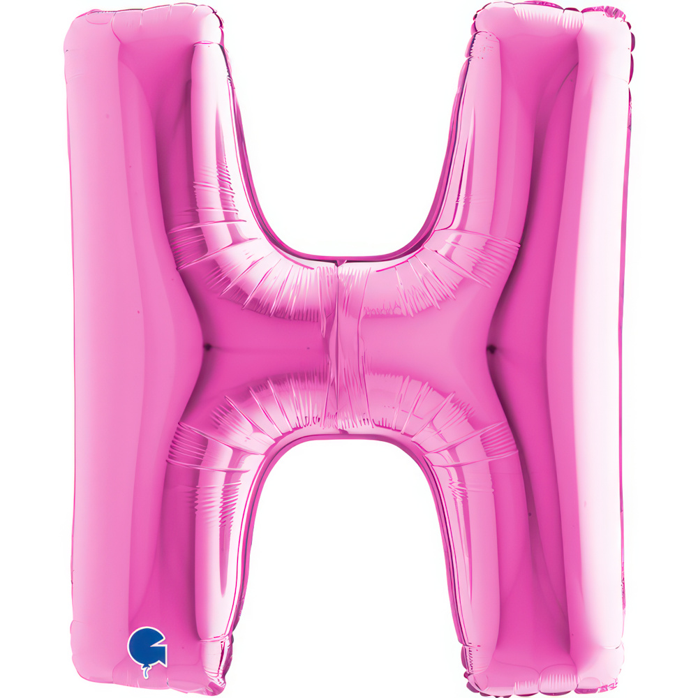 Letter H Fuxia Single Pack 40"