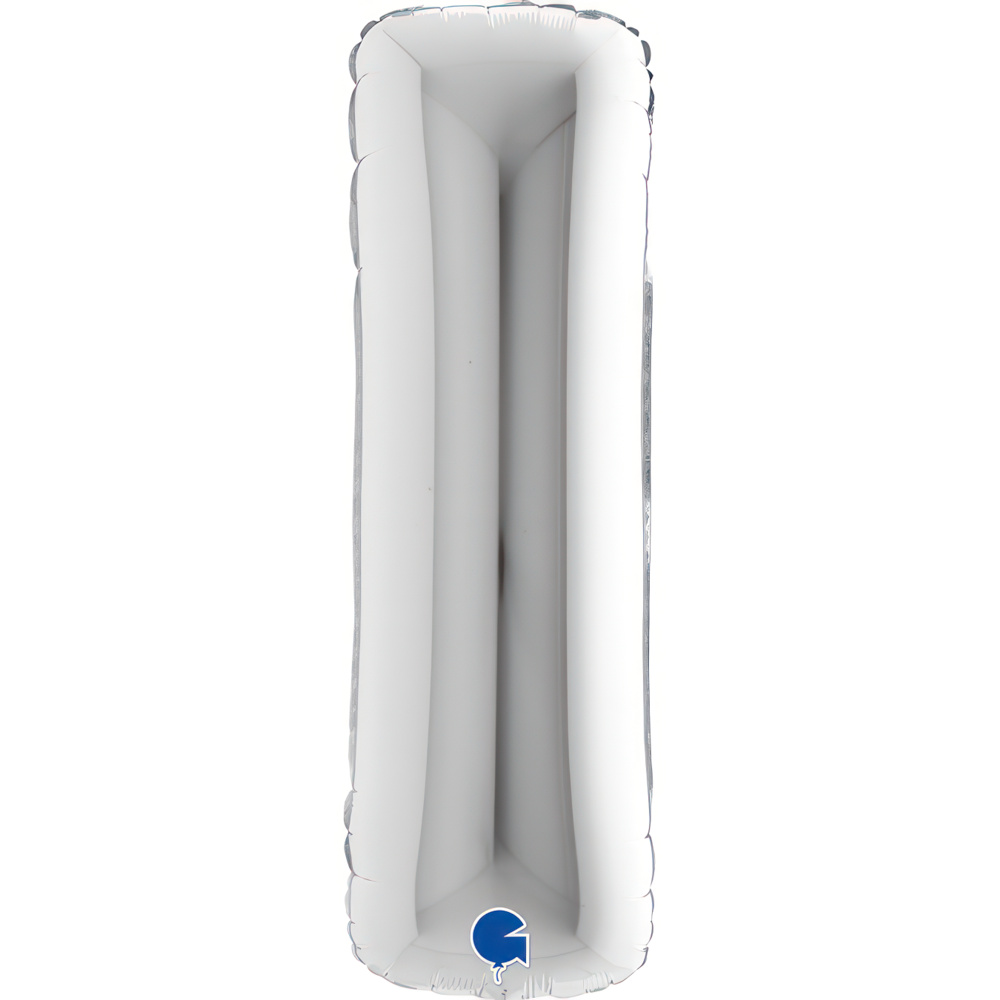 Letter I Silver Single Pack 40"