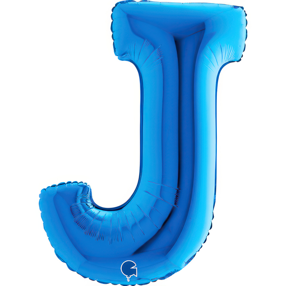 Letter J Blue Single Pack 40"