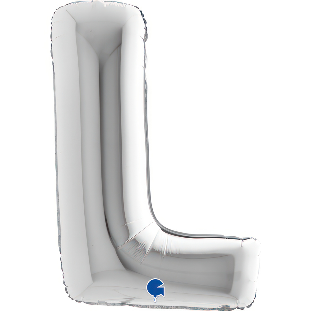 Letter L Silver Single Pack 40"