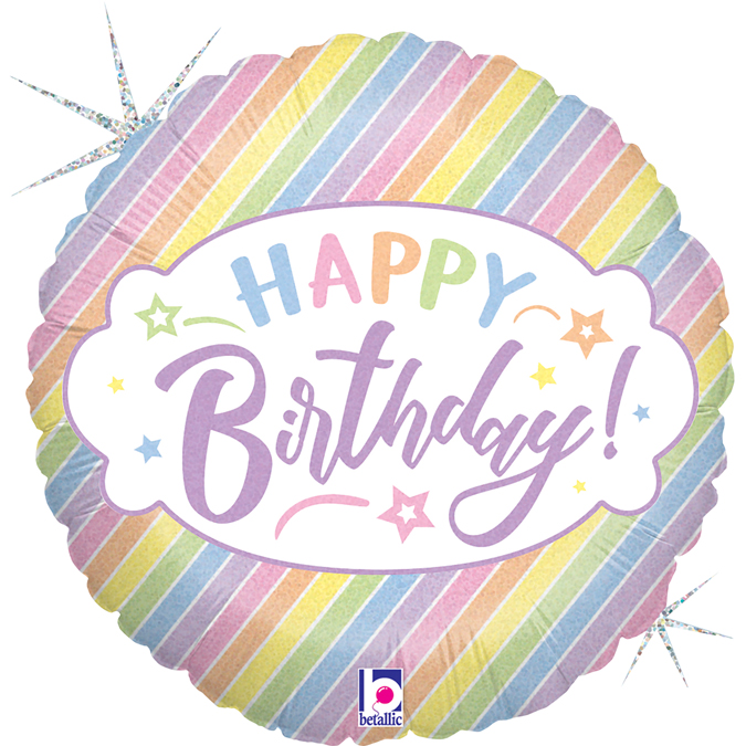 01 minishape Pastel Birthday
size 9"