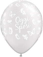 11"  RND ST OGGI SPOSI PT WHITE - 100PZ.