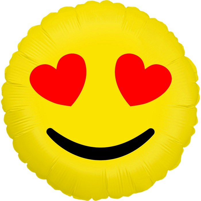 52  shape Emoji Hearts 36"