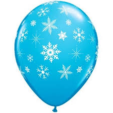 11" stampati SNOWFLAKES & SPARKLES-A-ROUND ROBIN'S EGG BLUE (25CT)