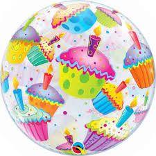 22" SINGLE BUBBLE stampati CUPCAKES

QUALATEX