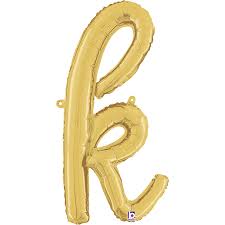 Letter K Script Gold Single Pack
