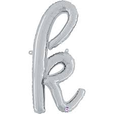 Letter K Script Silver Mini Single Pack