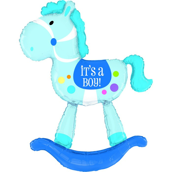 52" Special Delivery Rocking Horse Boy
Size/ 95x130 cm