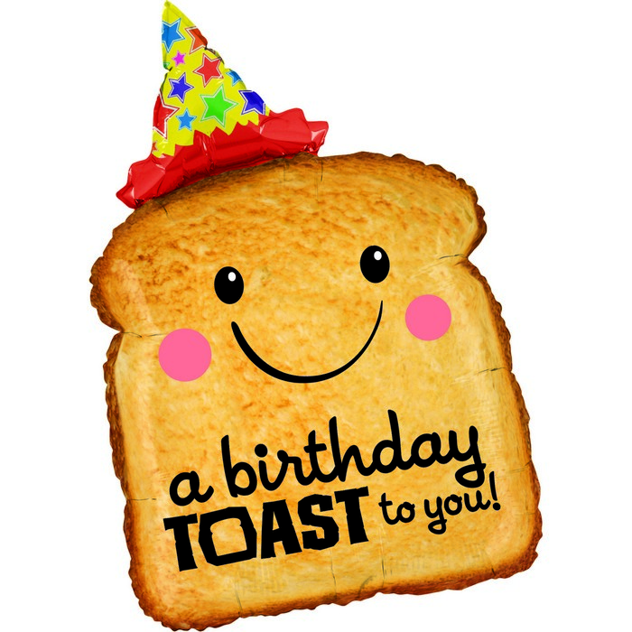 32" A Birthday Toast