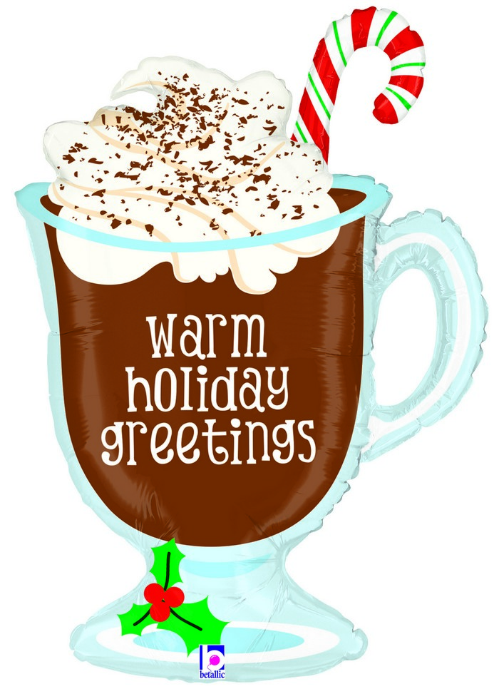 36" shape Holiday Hot Chocolate