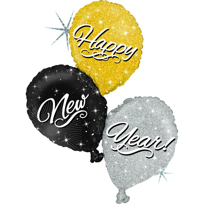 20  shape Happy New Year Balloon Trio

Size
32" / 62x81 cm