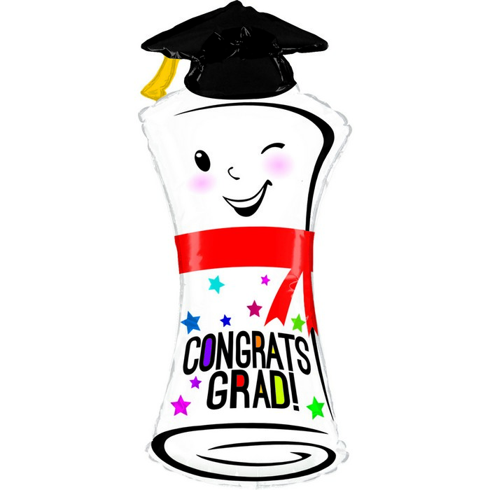 Congrats Grad Diploma34''