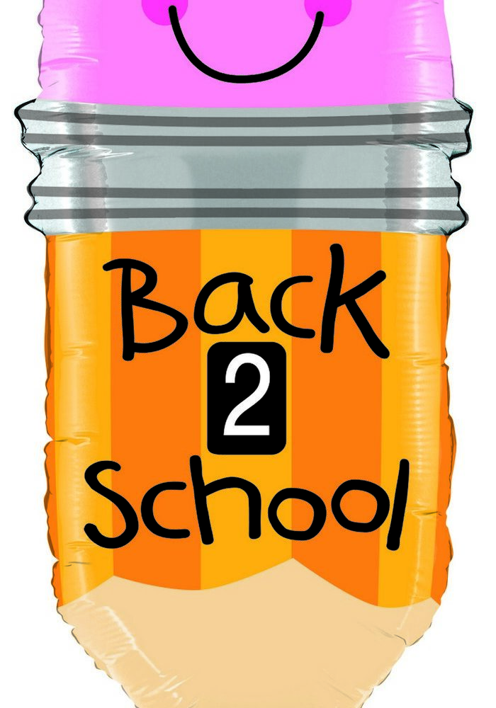 32" Shape Back to School Pencil
