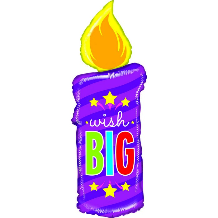 41" Mighty Birthday Candle