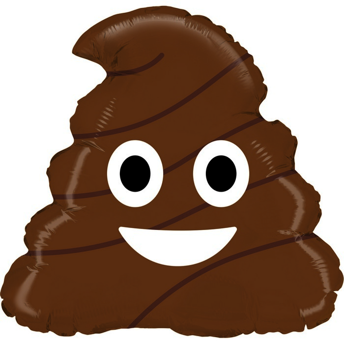 52  shape Poo Emoji
Size 17" / 40x39 cm