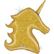 12 shape unicorn Gold Glitter Unicorn
Size
33" / 60x75 cm
