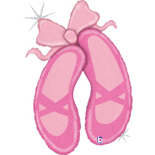 16 shape Ballet Slippers Glitter Holographic 
Size / 57x82 cm