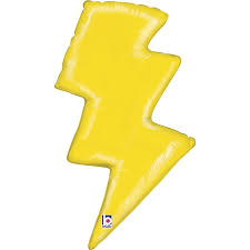 15 SHAPE gold Lightning Bolt

Size 31" / 42x80 cm