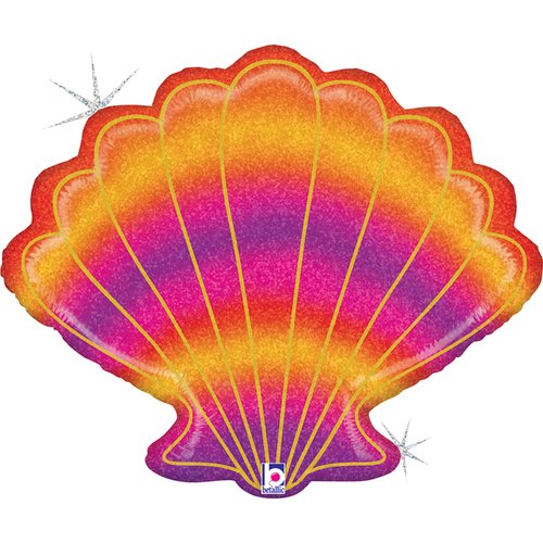 06 shape sea Glitter Seashell - Single Pack 30"