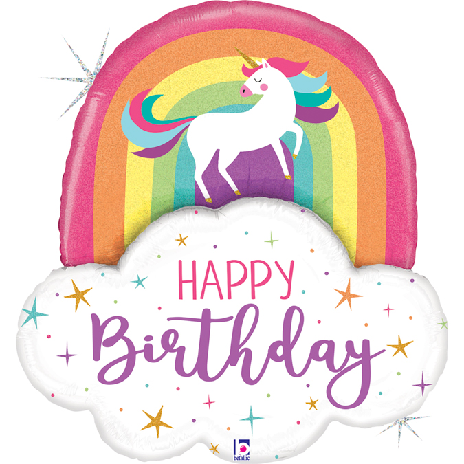 35" Unicorn Rainbow Birthday

Size
26" / 60x64 cm