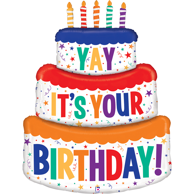 49" Special Delivery B-Day Cake - 

Size
49" / 99x124 cm