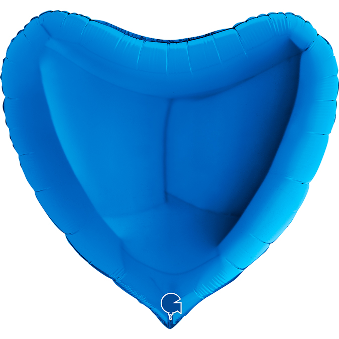 Heart 36"  Blue 

Size
36" / 75x70 cm