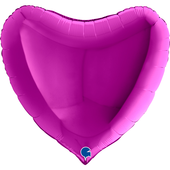 Heart 36"  Purple 

Size
36" / 75x70 cm