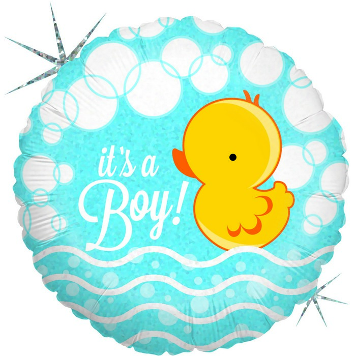 18" Bubble Ducky Boy