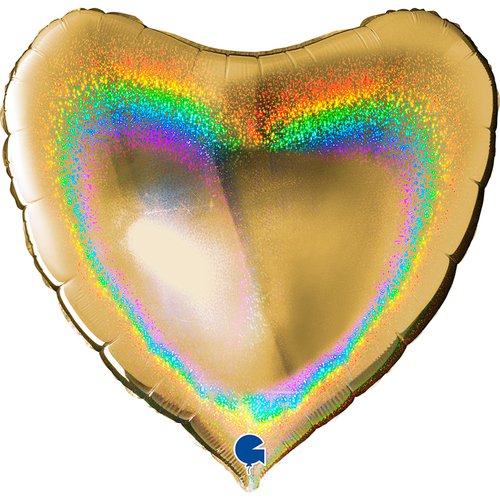 Heart 36" Glitter Holographic Gold 5

Size
36" / 75x70 cm