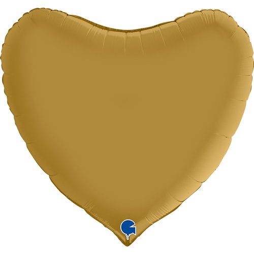 Heart 36"  Satin Gold

Size
36" / 75x70 cm