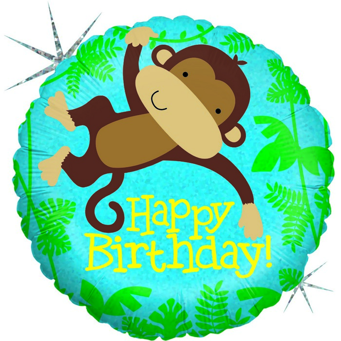 18"  b  Monkey Buddy Birthday