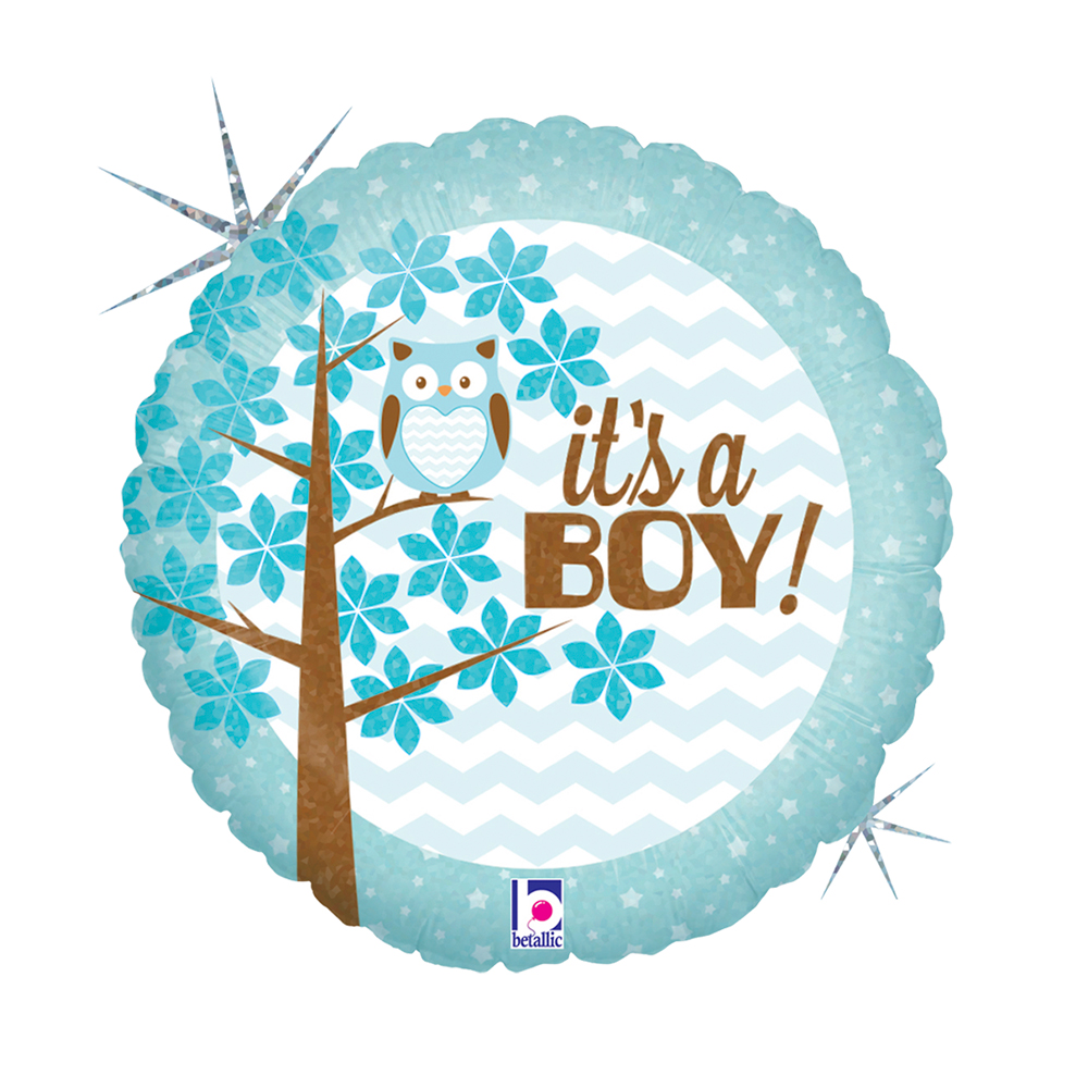 18" It'sA Boy Baby  Owl