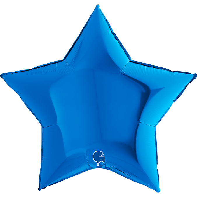 Star 36"  Blue

Size
36" / 86x81 cm