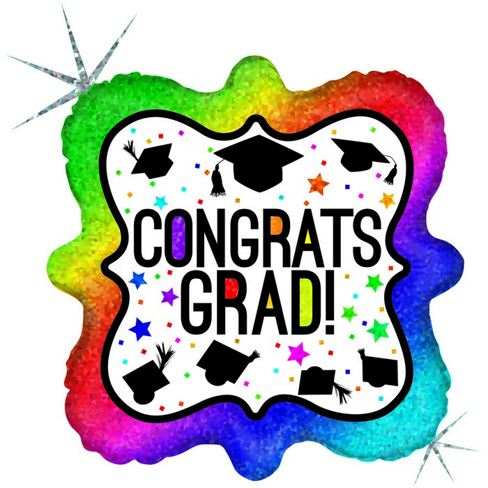 18" Rainbow Grad Hats

size
18" / 32x32 cm