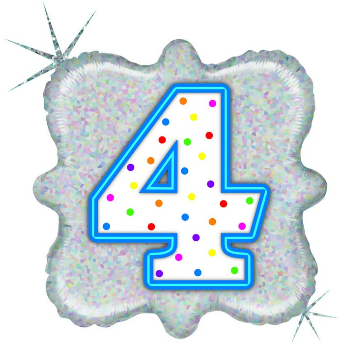 18" z Candle Number 4