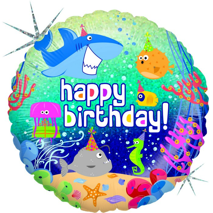 18"  b  Birthday Ocean