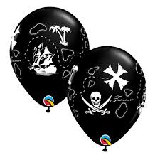 11" stampati PIRATE'S TREASURE MAP ONYX BLACK (50CT)