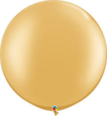 30" GIANT FASHION  GOLD            02CT  QUALATEX PLAIN LATEX