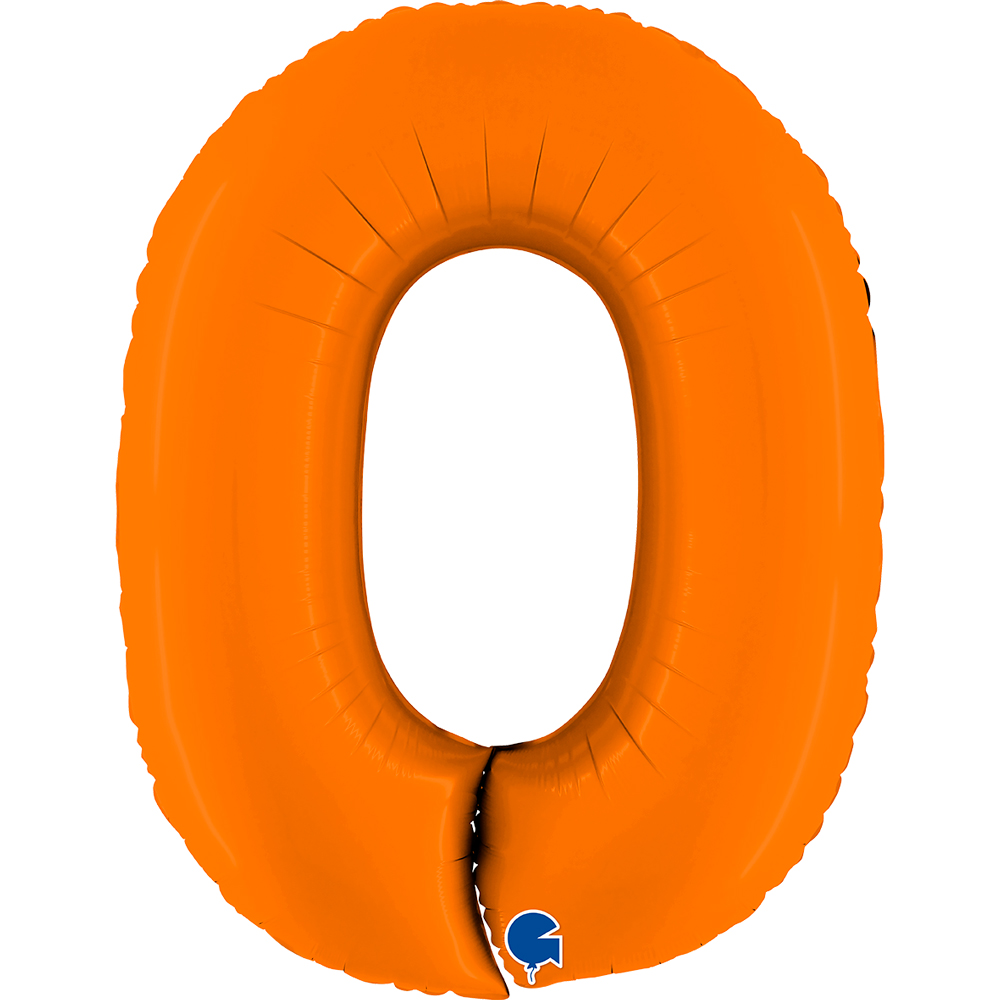 Number 0 Matte Orange 40" Single Pack