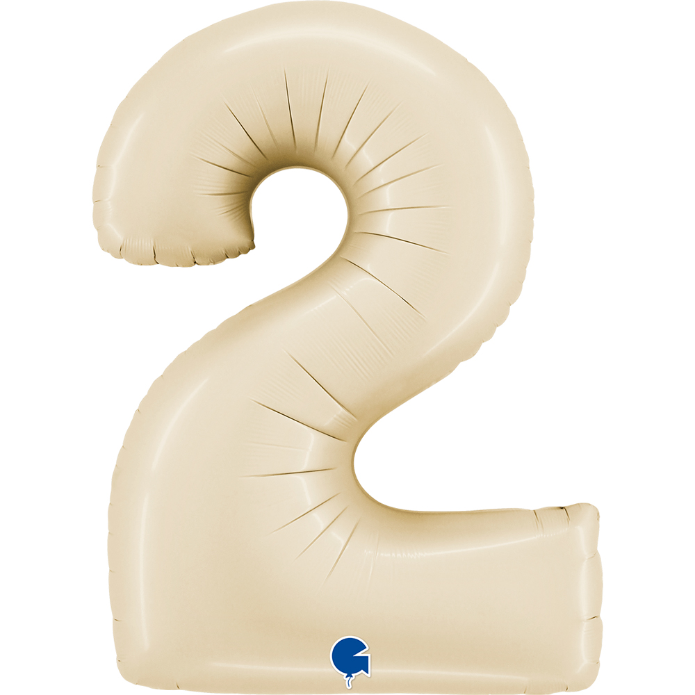 Number 2 Satin Cream 40" Single Pack