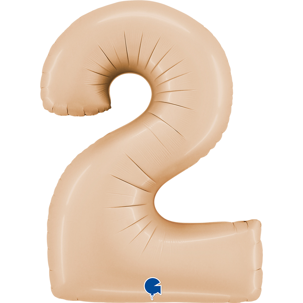 Number 2 Satin Nude 40" Single Pack