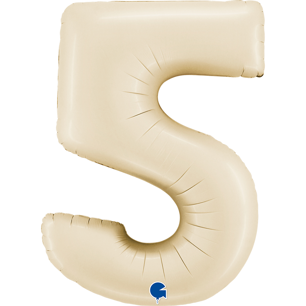 Number 5 Satin Cream 40" Single Pack