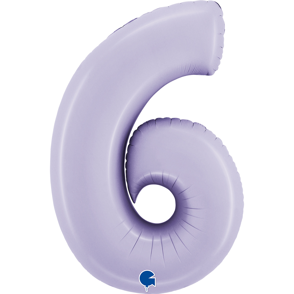 Number 6 Satin Lilac 40" Single Pack