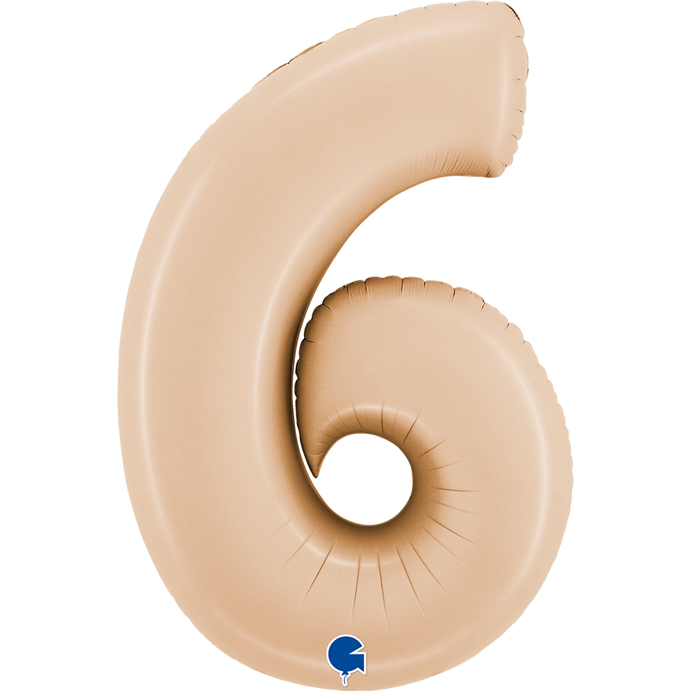 Number 6 Satin Nude 40" Single Pack