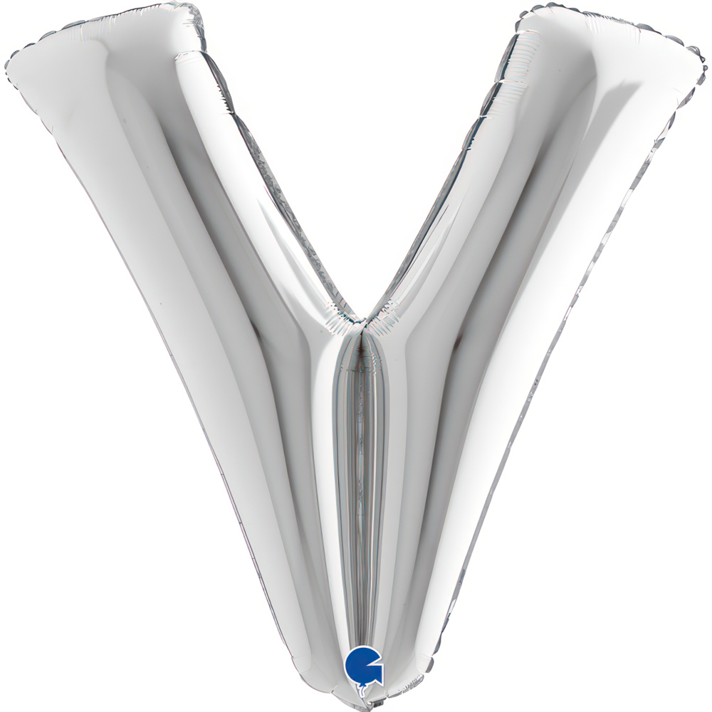 Letter V Silver Single Pack 40"