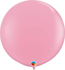 3 FT"solid color STD PINK  (2CT)