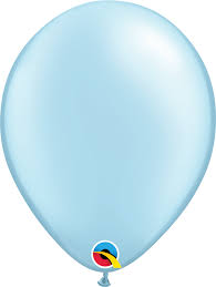 11"  solid color PEARL LIGHT BLUE (100CT)